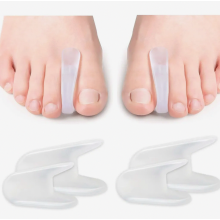 Gel teenspreiders voor hallux valgus, teencorrectie, siliconen teenspreiders [4x], siliconen teenspreiders voor verlichting van bunions, siliconen tee