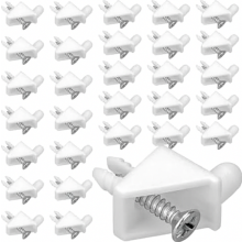 50 shelf supports, 5mm white. Suitable as replacement parts for IKEA PAX wardrobe shelves. Shelf supports for wardrobe repairs. Shelf holder
