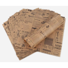 100 vellen delipapier, frietpapier voor mandjes, milieuvriendelijk bakpapier, hamburgerpapier voor hamburgers, sandwiches, kaas, friet (25x25cm) 25*25