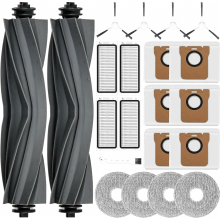 21-delige accessoire set voor de Dreame L20 Ultra robotstofzuiger, reserveonderdelenset voor de L20 Ultra, 2 hoofdborstels, 6 stofzakken, 4 dweilpads,
