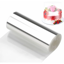 Cake collar film, 30cm x 10m, transparent acetate roll, hard cake film for cakes, chocolate mousse cakes, crafting, high cake collar film fo
