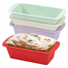 4-piece silicone baking mold set, small bread baking mold 20 x 9.5 x 5.5cm, rectangular cake pan, loaf pan, tart pan, toast pan, air fryer s