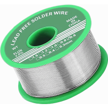 0.6mm solder, solder with flux, 20g lead-free solder for repair and DIY electronic soldering components