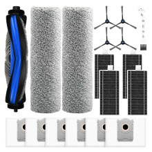 18-piece accessory set for Ecovacs Deebot X8 Pro Omni & X8 Omni robotic vacuum cleaners, spare parts including 1 main brush, 2 mopping rolle
