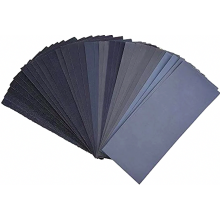 Fine sandpaper, 56 pieces, wet/dry sandpaper 120 to 3000, 5000, 7000, 8000, 10000 | Wet and dry sandpaper for cars, wooden furniture, stone, paint, me