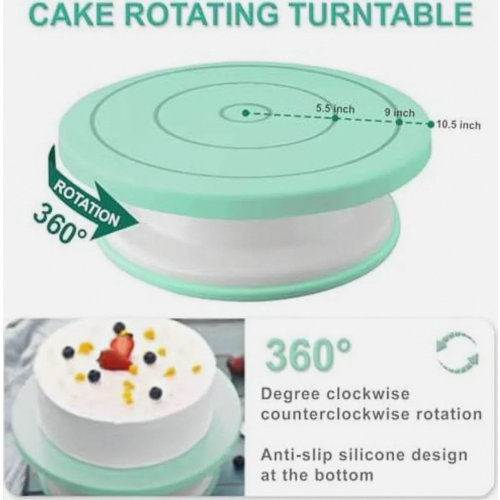 Cake accessories, baking accessories, cake accessory set, rotating cake stand, cake stand, baking accessories, cake accessories for beginner 2