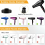 Diffusore per asciugacapelli, accessorio diffusore per capelli ricci, diffusore con spazzola massaggiante per il cuoio capelluto per acconciature ricc 6
