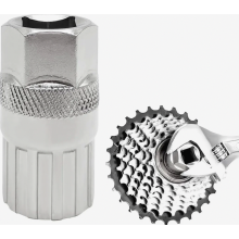 Bicycle cassette tool, sprocket remover accessory tool