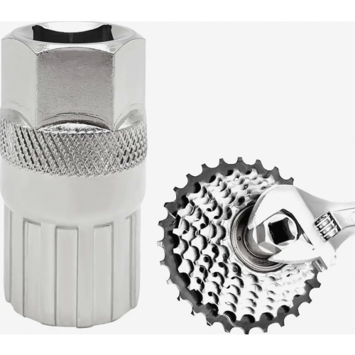 Bicycle cassette tool, sprocket remover accessory tool
