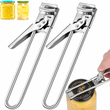 Handmatige blikopeners, dekselopeners voor potten met schroefdeksel, verstelbare glasopeners, roestvrijstalen dekselopeners voor schroefdeksels, verst