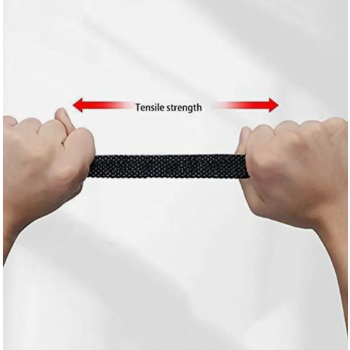Adjustable bungee cords set, 2m long, flat, durable elastic straps with adjustable metal buckle (4 pack) 2