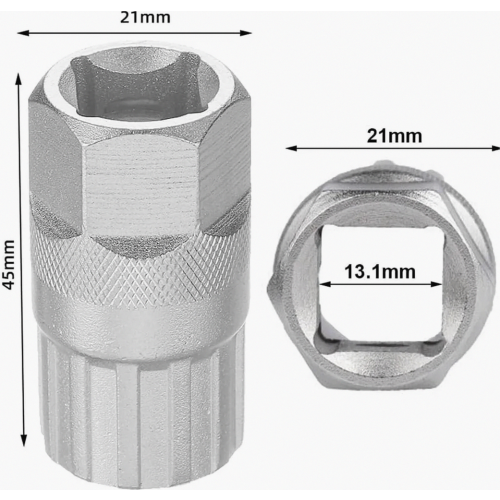 Bicycle cassette tool, sprocket remover accessory tool 1