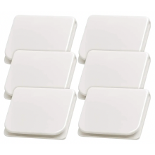 Shower Curtain Clips, Self-Adhesive Curtain Clamps, Anti-Splash, Windproof, No Drilling Required, Stops and Protects Bathroom Accessories fo
