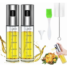 Botellas pulverizadoras Freetoo, paquete de 2, botellas pulverizadoras de aceite, 100 ml, botella pulverizadora de aceite, pulverizador de vinagre, di