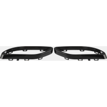 Exhaust trims in glossy black, replacement for ABCE GLC CLS-Class W177 W247 W205 W213 X253 C257