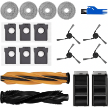 Accesorios de repuesto compatibles con las aspiradoras robot Dreame L50, FL50S, FL40s Pro Ultra, X50 Ultra Complete, MOVA V50 y FP50s Ultra: 1 cepillo