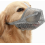 Dog muzzle with adjustable straps, soft, mesh-covered muzzle for small and medium-sized dogs – Grey S 1