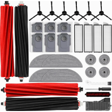 32-piece accessory set for Roborock S8 MaxV Ultra & S8 Max Ultra robotic vacuum cleaners | 4 main brushes, 6 dust bags, 4 filters, 4 mopping