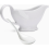 Gravy boat 200ml saucepan porcelain white container with spout 1