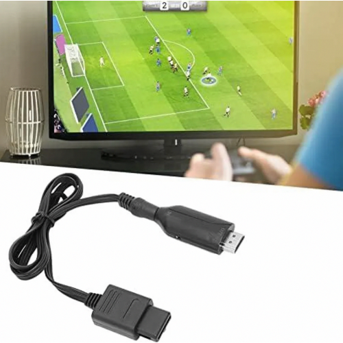 Game console adapter cable, HD video converter with power cable for N64, for SNES to HD multimedia interface 1