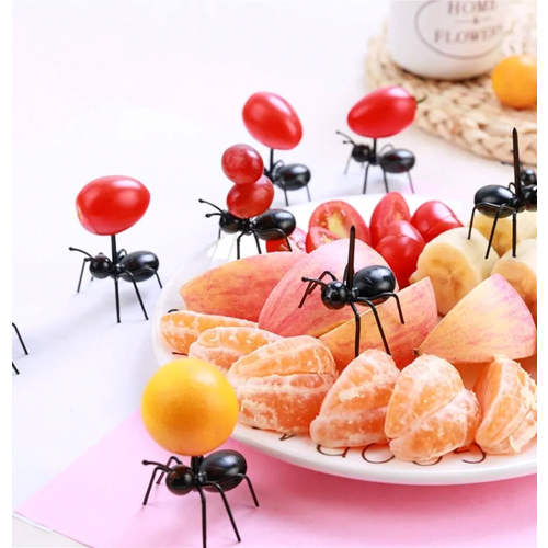 Set di forchette per frutta e snack, forchette da cucina multiuso per snack, torte e dessert, stuzzicadenti per feste e bar (36 pezzi) 1
