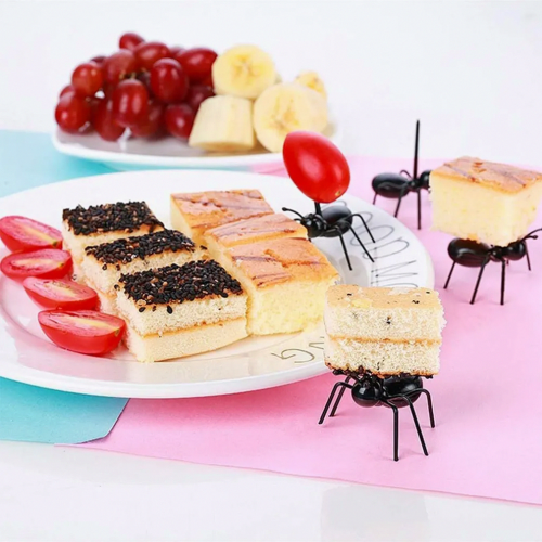 Set di forchette per frutta e snack, forchette da cucina multiuso per snack, torte e dessert, stuzzicadenti per feste e bar (36 pezzi) 2