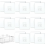 Transparent adhesive hooks, 20 pieces, self-adhesive hooks, 7 x 7 cm 1