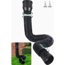 Flexibilné predĺženie zvodového potrubia pre odkvapy, pre zvodové potrubia 80-100 mm (1 kus)