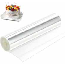 Cake collar film 30cm high, transparent cake film, acetate film reusable, cake ring film high for cakes chocolate mousse cakes dessert rings
