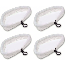 Waschbar Langlebig Ersatztücher Dampfbesen 4er Pack Dampfbesen Ersatzpads für Dampfreiniger mit Dreieckigem