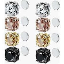 Murrayz Magnetic Lymph Fluid Earrings, Amo'Thea Lymphactive Mag Studs, Magnetic Lymph Drainage Earrings, Non-Piercing Earrings Promotes Bloo