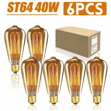 kpl 40W Ampoule E27 Edison ST64 Vintage -lamppuja