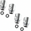 4-way shower shut-off valve, water stop, flow restrictor for hand shower 1