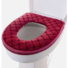 Soft toilet seat cover, washable toilet seat cover, toilet seat cover, soft toilet seat cushion, warmer with zipper, padded toilet seat cushion, soft
