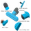 9-pack large chip bag clips – various sizes, food bag clips, plastic, strong closing handle 2