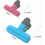 9-pack large chip bag clips – various sizes, food bag clips, plastic, strong closing handle 3