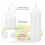 2-pack of plastic squeeze bottles, squeeze bottles with caps 3
