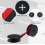 2-pack of typewriter ribbons, black and red with double spool, universal typewriter ribbon, durable, versatile accessory 3