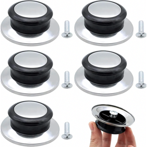 Pieces Heat-Resistant Pot Lid Knob Replacement Handle Universal Handle for Pot Lids Pan Lids Cookware Pot Lid Handle Replacement Lid Knobs for Home Ki 1