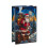 Premier Light Up Santa Stained Glass Christmas Decoration 8
