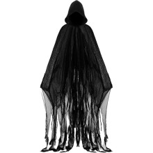 Halloween Grim Reaper Hooded Cloak Costume for Men Women Cosplay Party