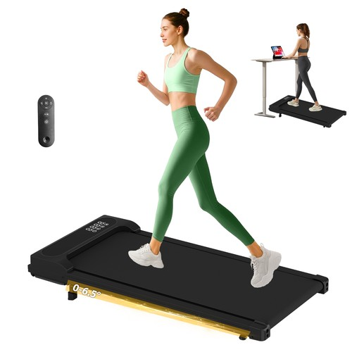 Under Desk Walking Pad Portable Running Treadmill Machine Remote Control Home 1