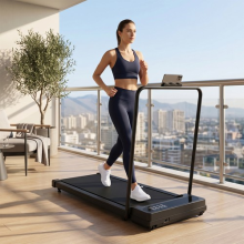 Under Desk Treadmill Walking Pad 8KM/H Folding Running Machine W/ Incline Remote