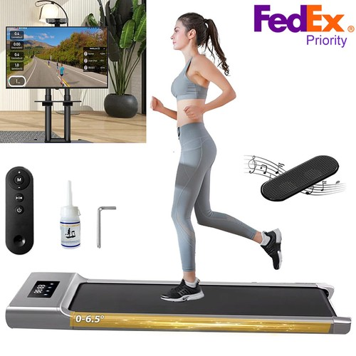 1-12KM/H Walking Pad 2HP APP Control Under Desk Treadmill Portable Machine Home 1