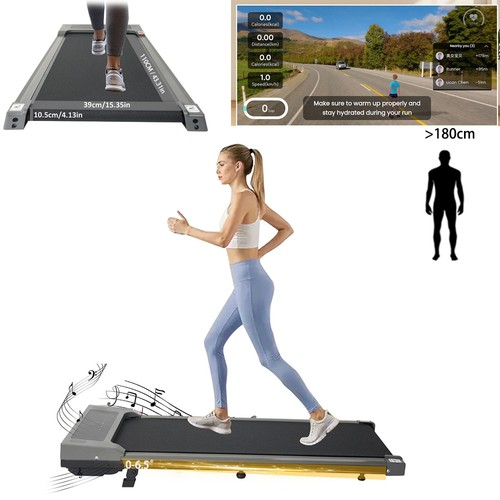 Under Desk Walking Treadmill B-Grade Running Machine with App &Bluetooth Speaker 1