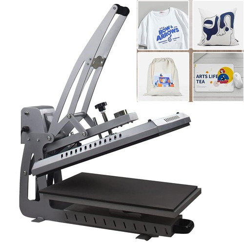Heat Press Machine Digital Sublimation Shirt Auto Open Semi Automatic Drawer Out 1