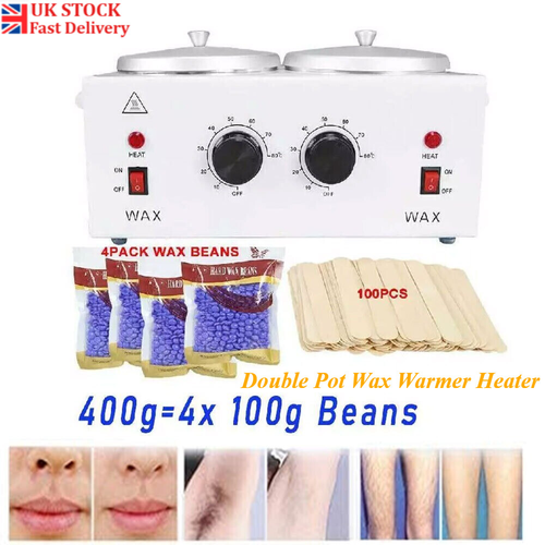 Professional Double Pot Wax Warmer Heater Hair Removal Machine Salon Beauty Tool 1