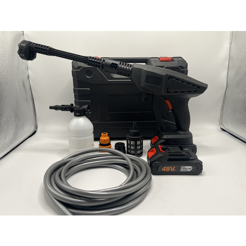2 Battery Cordless Car Washer W/ Box High Pressure Cleaner Gun Jet Water Washer 2