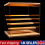 5Tier Clear Acrylic Display Case with Led Light For Collectibles Figures Wood UK 3