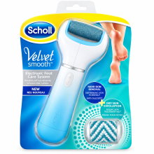 Scholl Velvet Smooth Electric Foot File with Exfoliating Refill Brand New